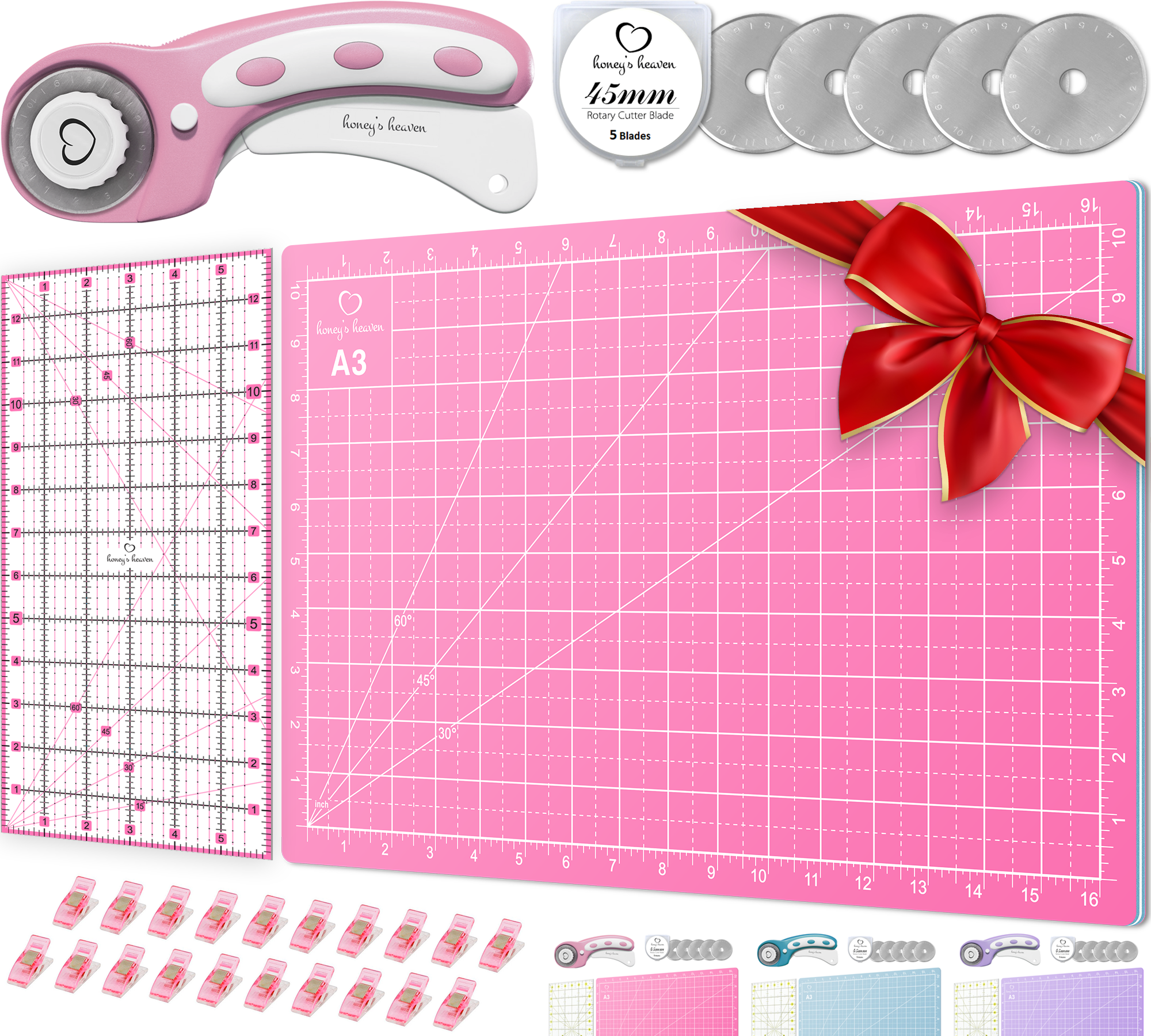 Rotary Cutter and Cutting Mat Sets